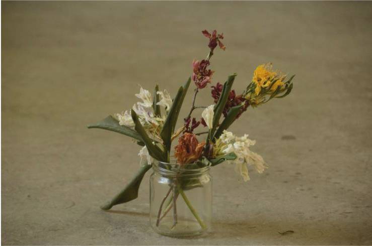 Voorbeeld eco bloemstuk